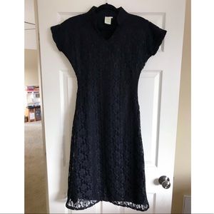 Shabby Apple Black Lacey Dress S / M